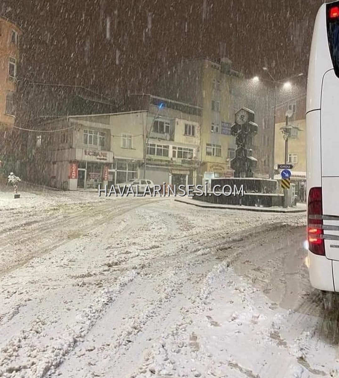 Gürgentepe kar yağışı